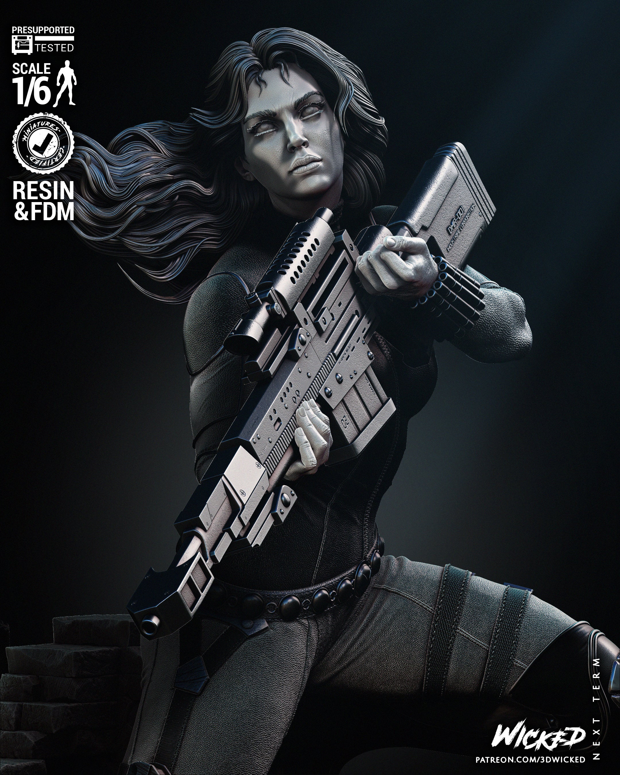 Black Widow 2024 (Fan Art) - 6 or 12 scale - 3D Print kit