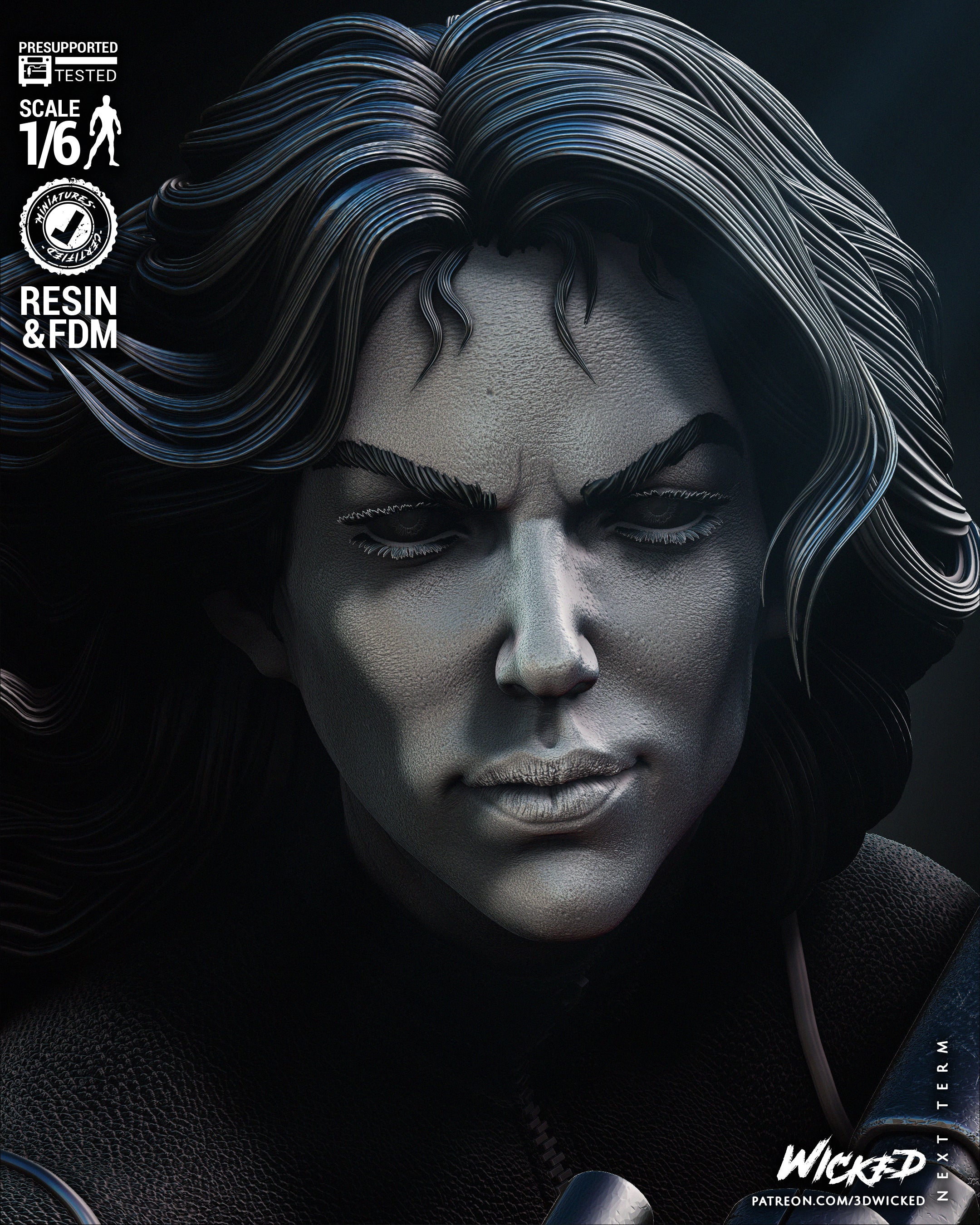 Black Widow 2024 (Fan Art) - 6 or 12 scale - 3D Print kit