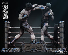 Rocky & Apollo (Rocky) Diorama - Fan Art - 6, 9 or 12 scale - 3D Print kit