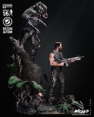 Predator & Dutch (Fan Art) Diorama - 6, 8 or 12 scale - 3D Print kit