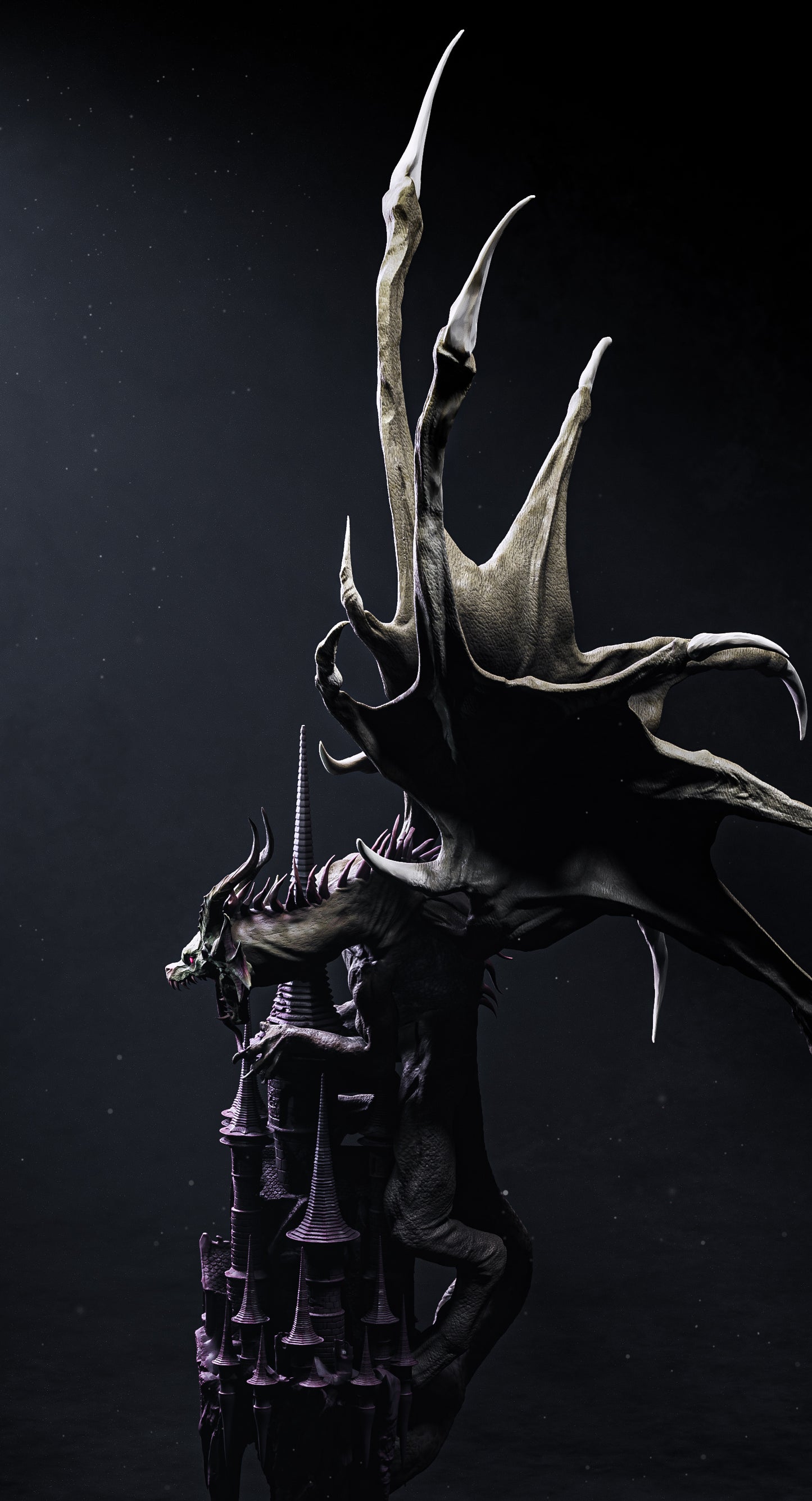 Mysterious Dragon - 3D Printed Model Kit - 1:6 scale (Original)