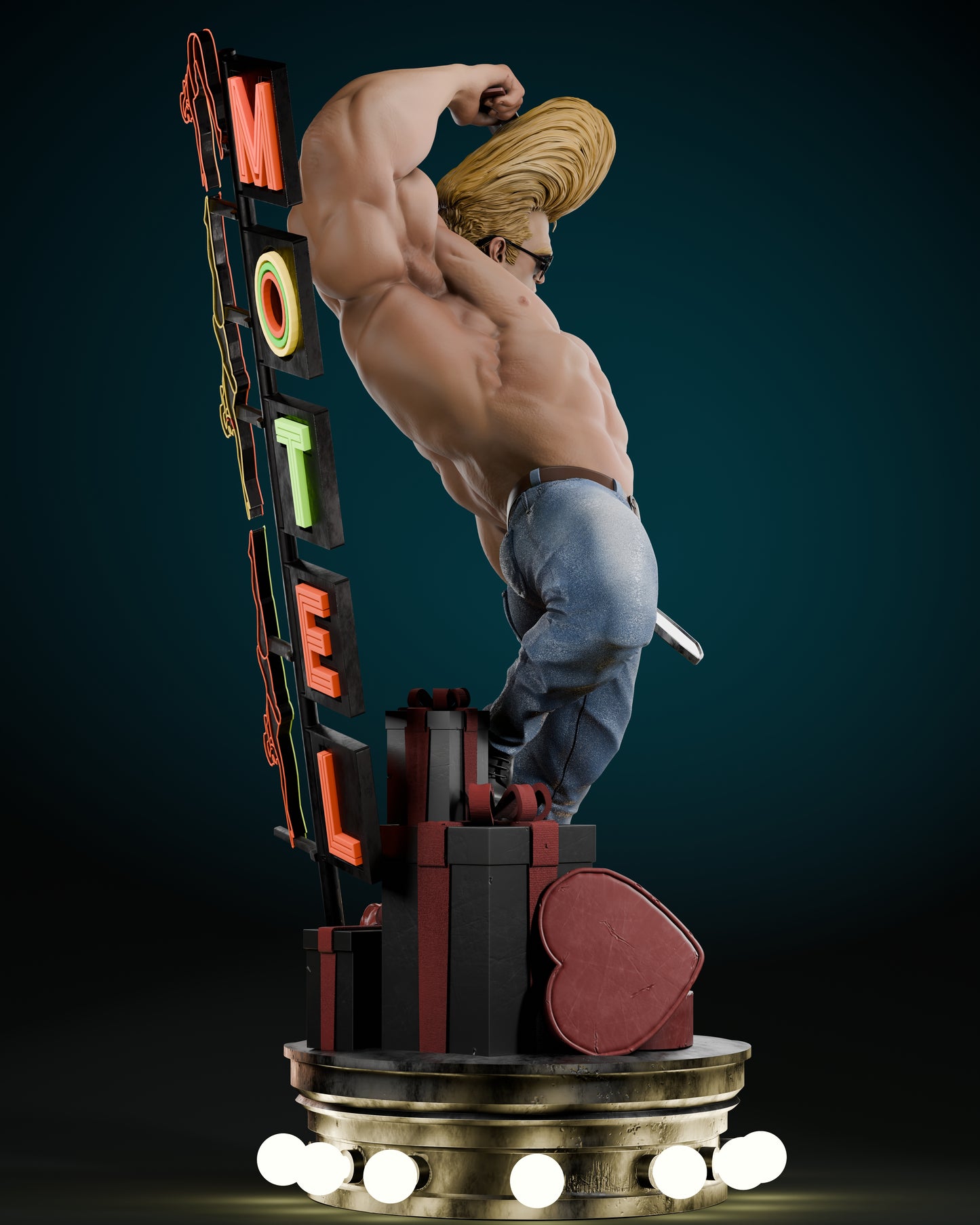 Johnny Bravo - Fan Art 1:6 - 3D Print Kit