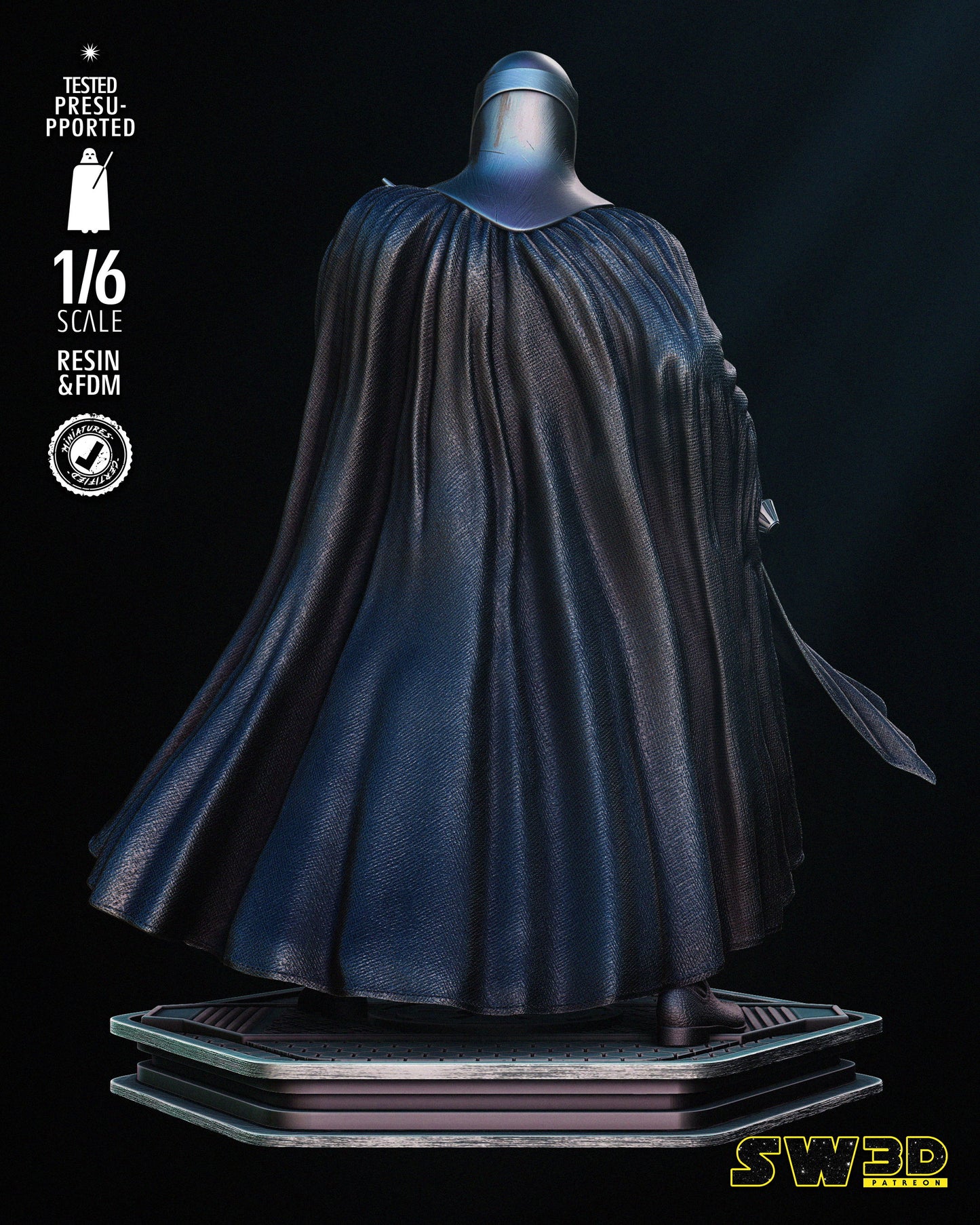 Emperor Royal Guard (Star Wars) Fan Art - 6th or 12th scale - 3D Printed