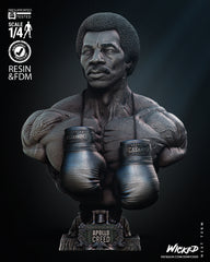 Apollo Creed (Rocky) Bust - Fan Art - 4 or 8 scale - 3D Print kit