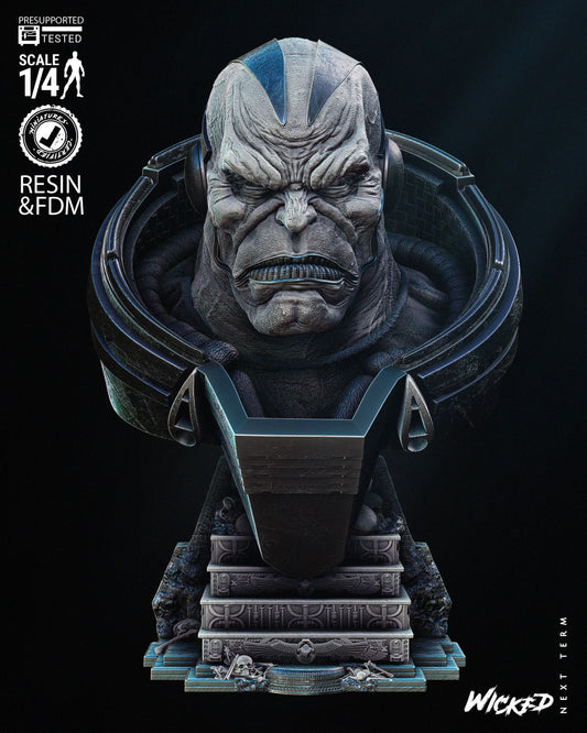 Apocalypse Portrait Bust- 3D Printed - 4th or 8th scale - Fan Art