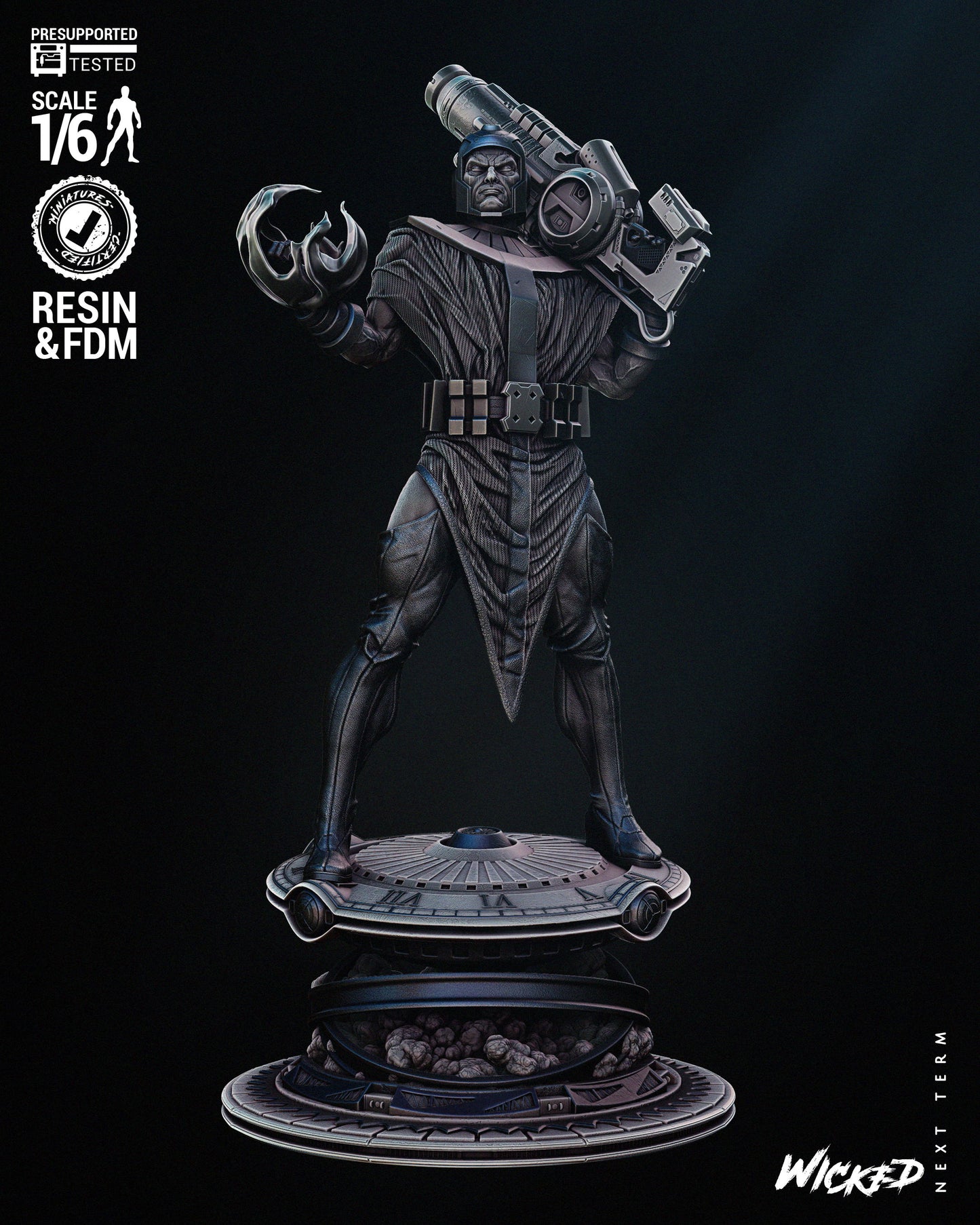 Kang the Conqueror (Fan Art) Statue - 6 or 12 scale - 3D Print kit