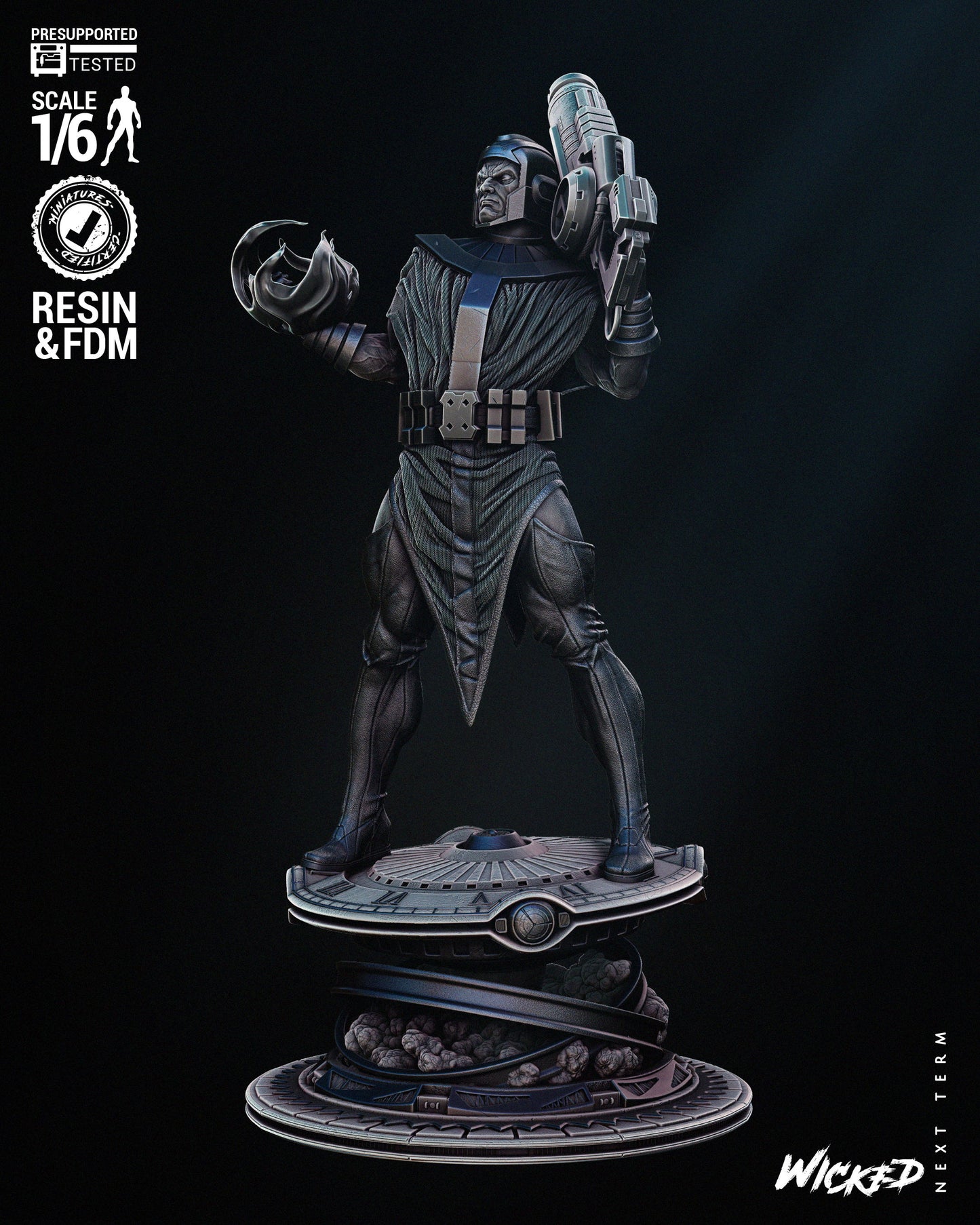 Kang the Conqueror (Fan Art) Statue - 6 or 12 scale - 3D Print kit