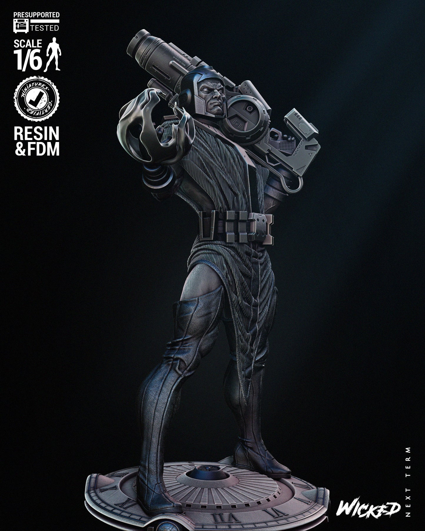 Kang the Conqueror (Fan Art) Statue - 6 or 12 scale - 3D Print kit