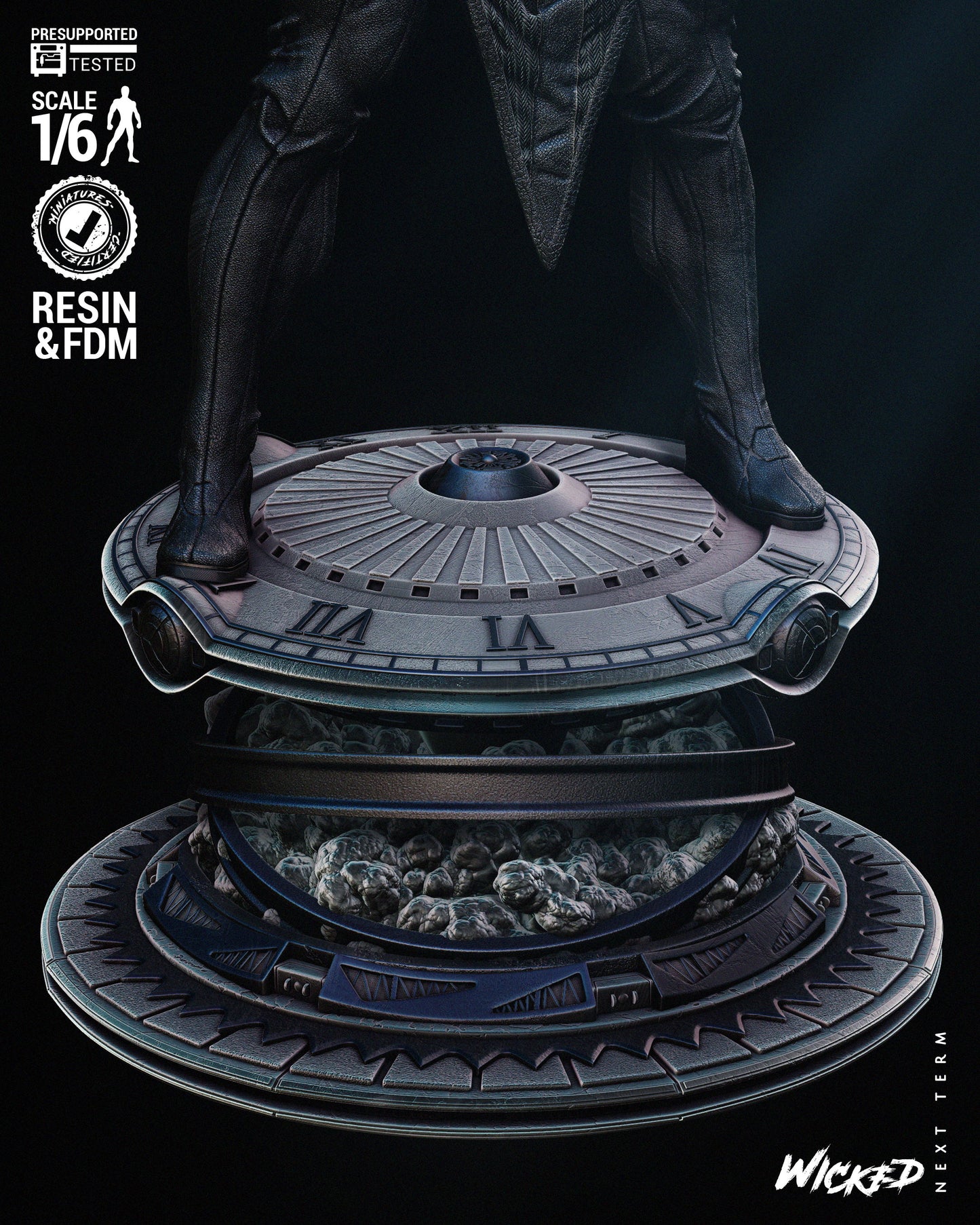 Kang the Conqueror (Fan Art) Statue - 6 or 12 scale - 3D Print kit