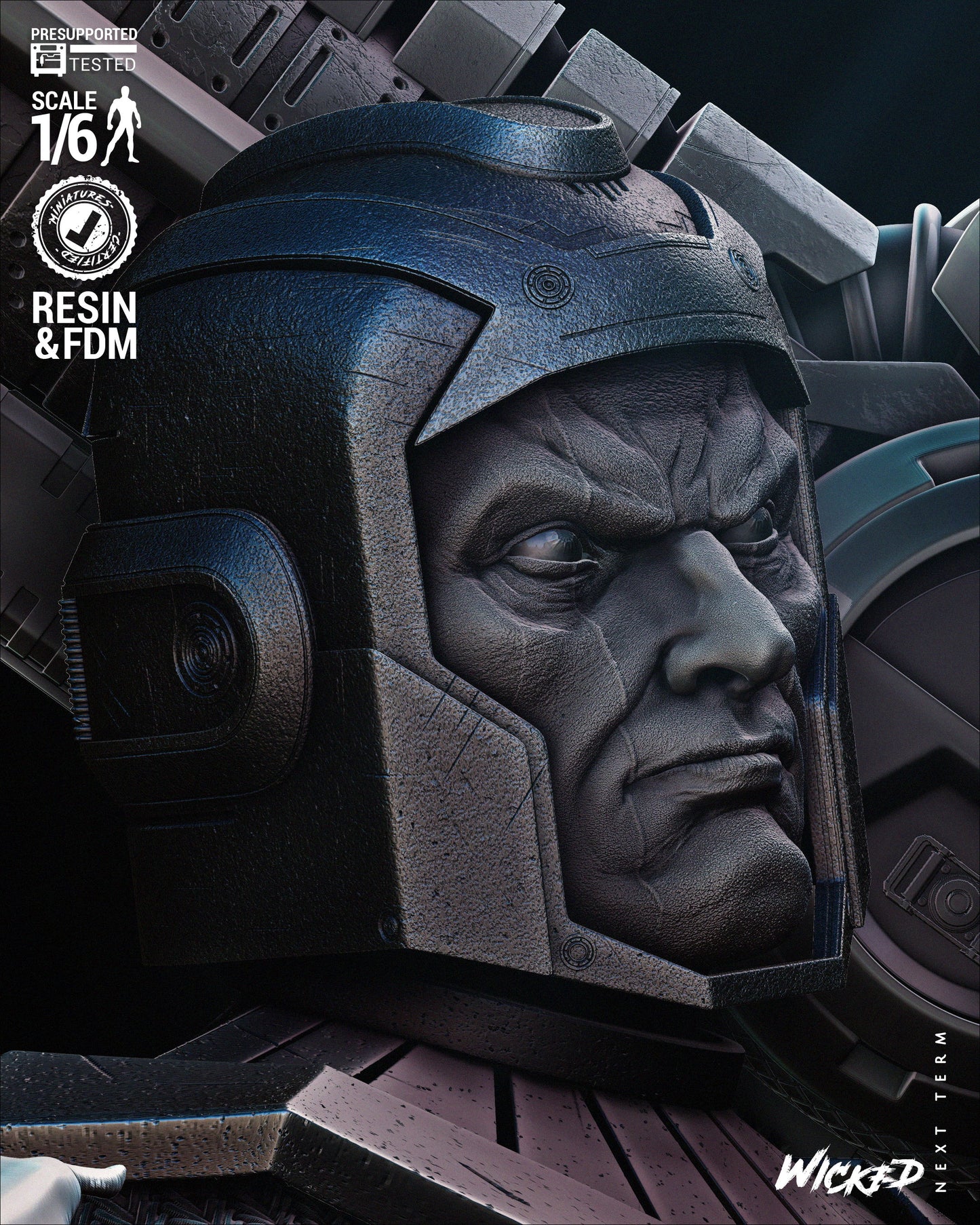 Kang the Conqueror (Fan Art) Statue - 6 or 12 scale - 3D Print kit