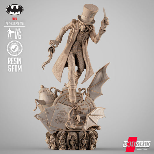 Mad Hatter (Sculpt) 3d Print - Unpainted model kit
