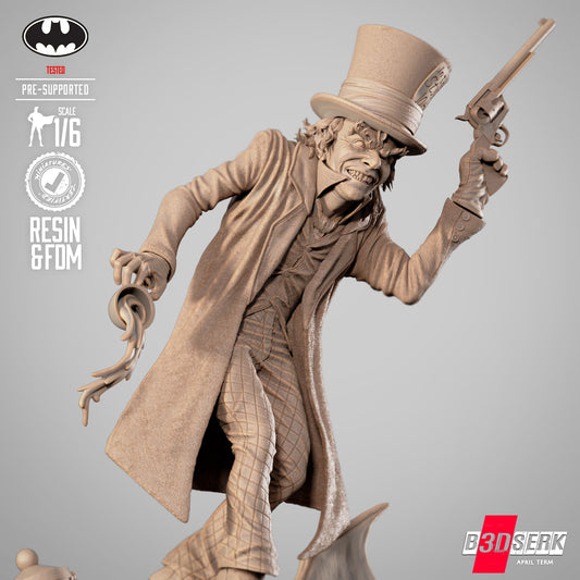Mad Hatter (Sculpt) 3d Print - Unpainted model kit