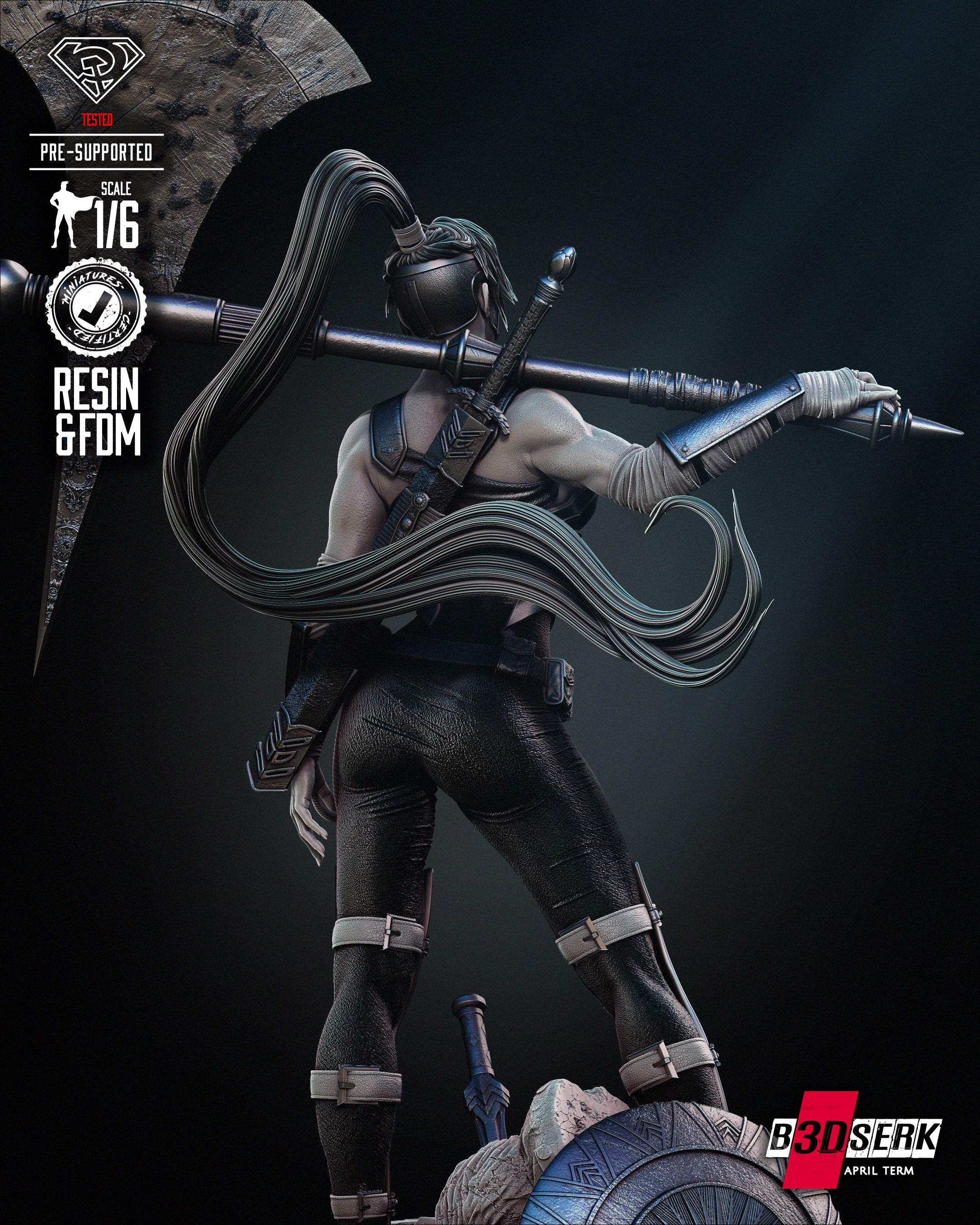 Artemis Sculpt (Fan Art) - 6 or 12 scale - 3D Print kit