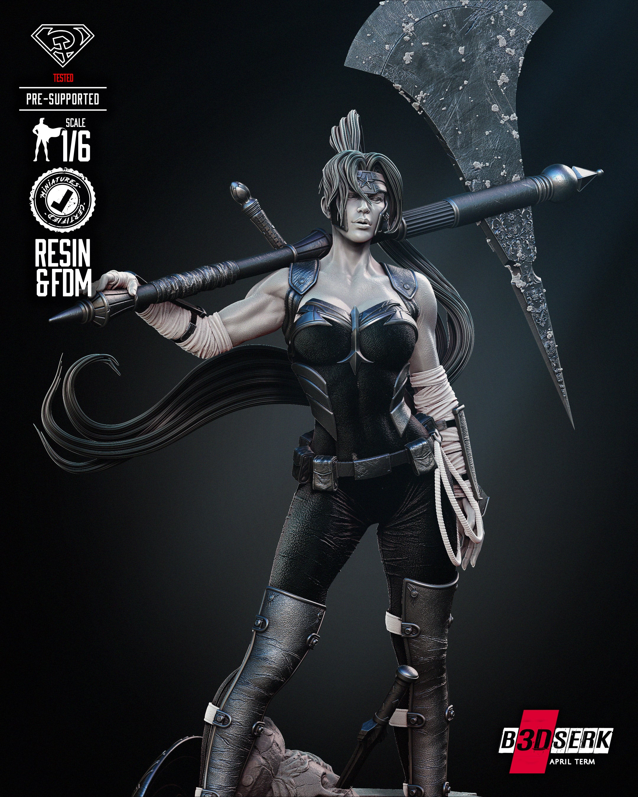 Artemis Sculpt (Fan Art) - 6 or 12 scale - 3D Print kit