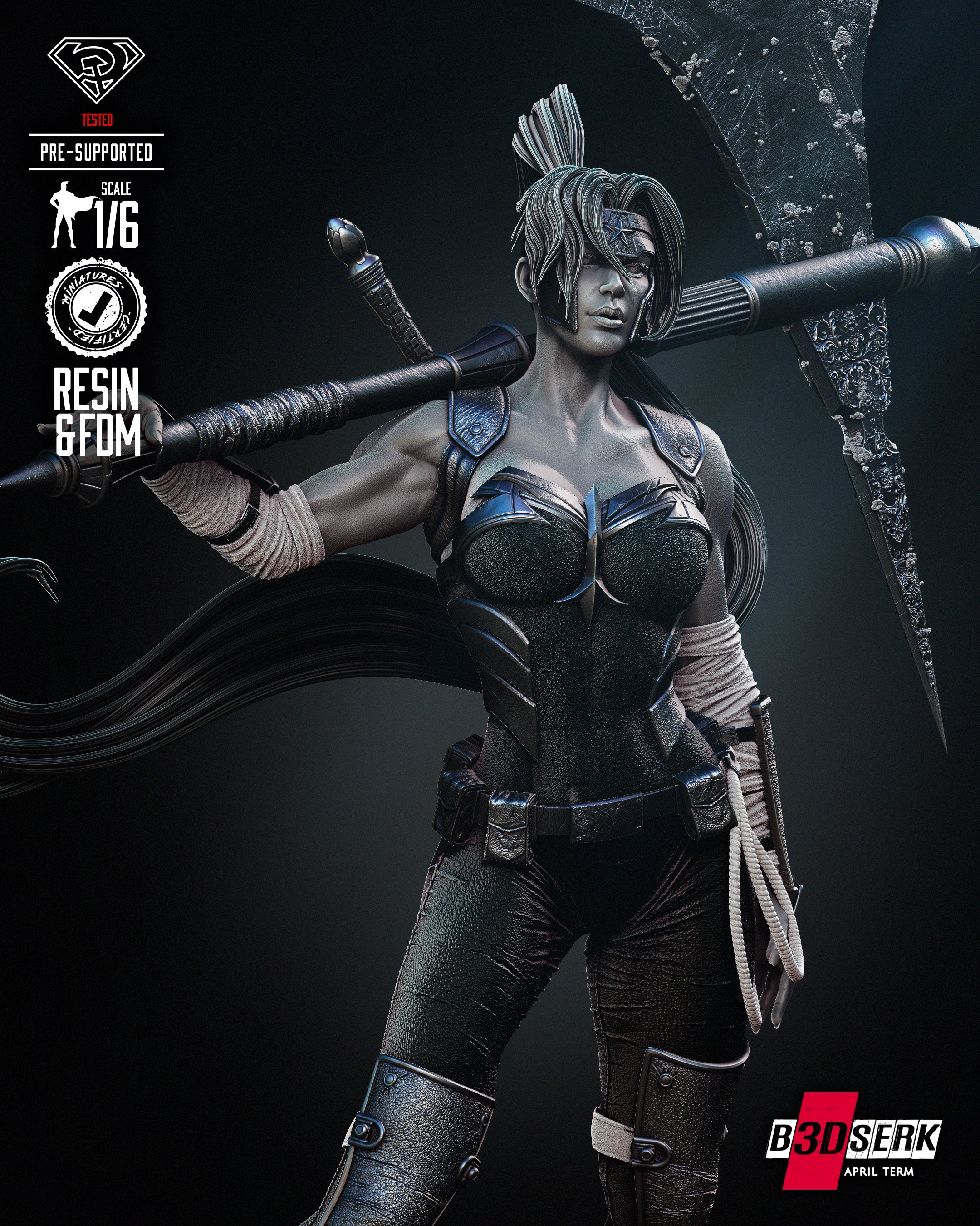 Artemis Sculpt (Fan Art) - 6 or 12 scale - 3D Print kit