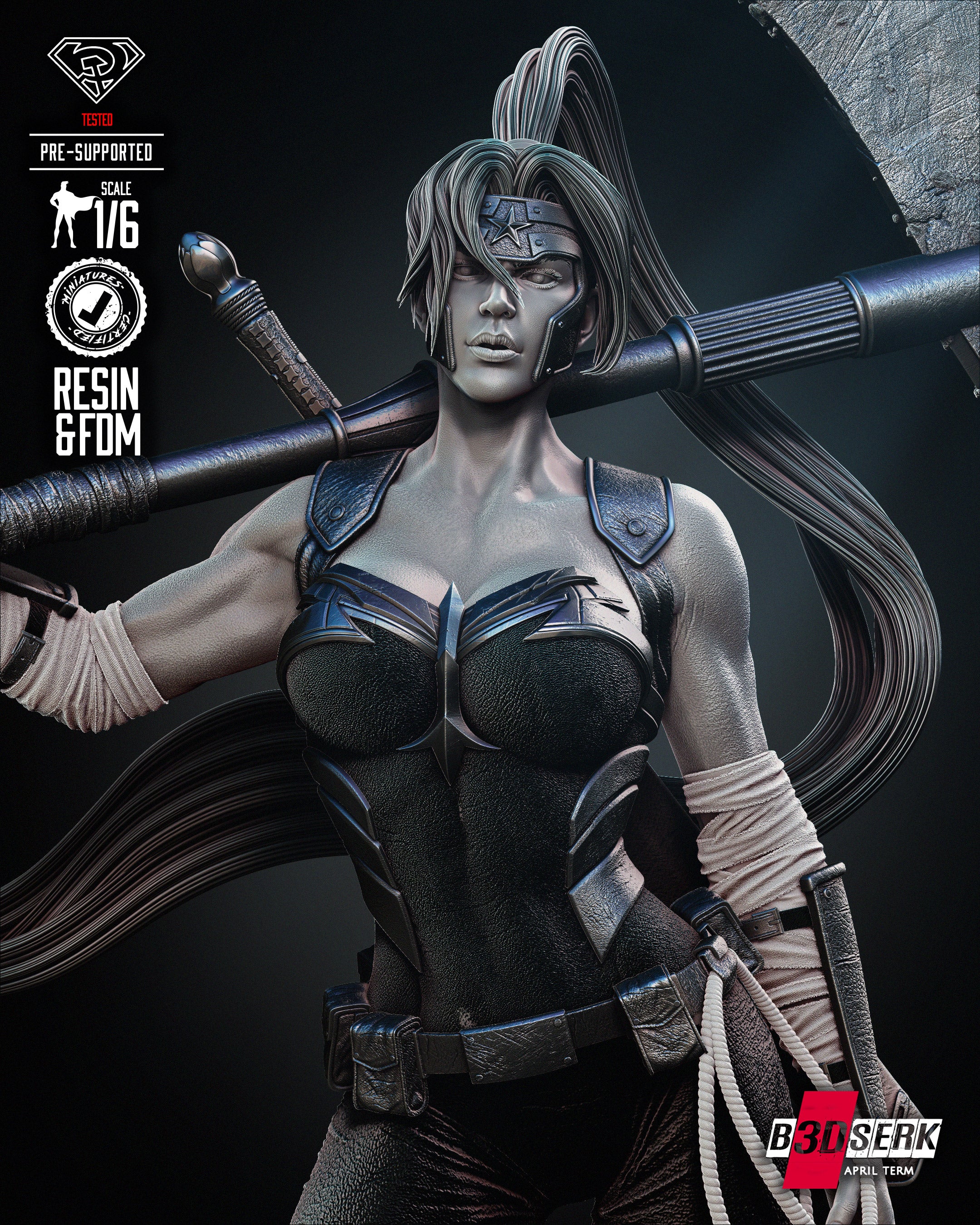 Artemis Sculpt (Fan Art) - 6 or 12 scale - 3D Print kit