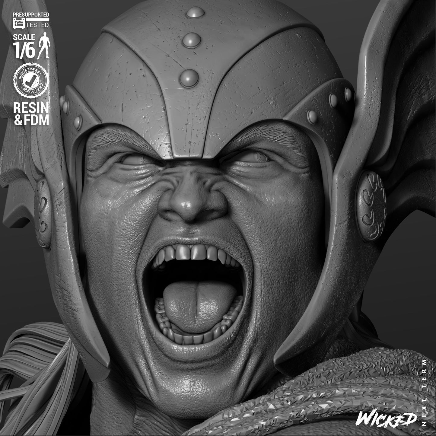 Thor and Loki Diorama - 1:6 and 1:12 scale 3d Printed Model Kit