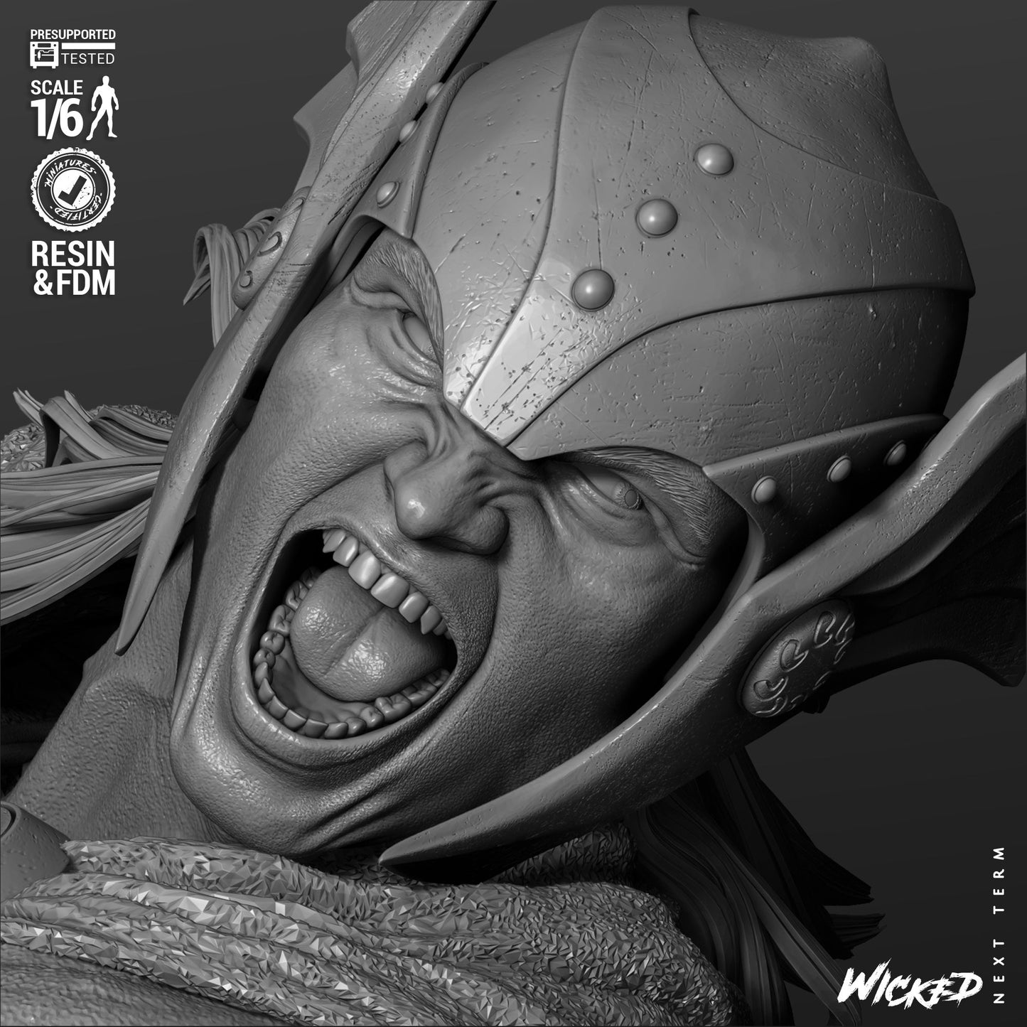 Thor and Loki Diorama - 1:6 and 1:12 scale 3d Printed Model Kit