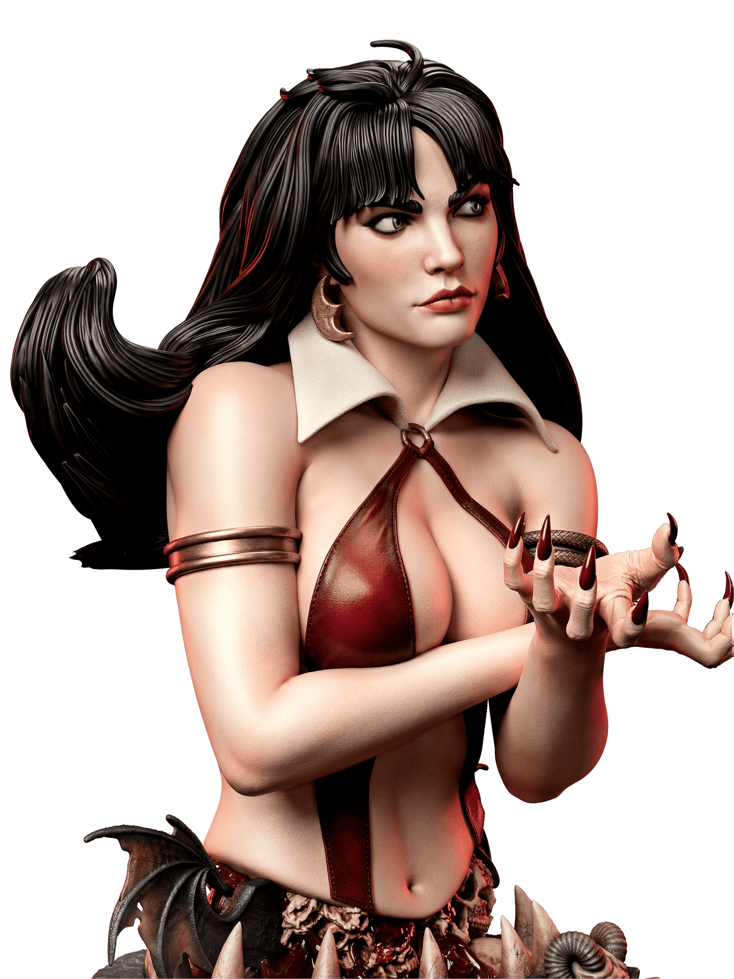 Vampirella - Portrait Bust - 4 or 8 scale - Model Kit - Fan Art