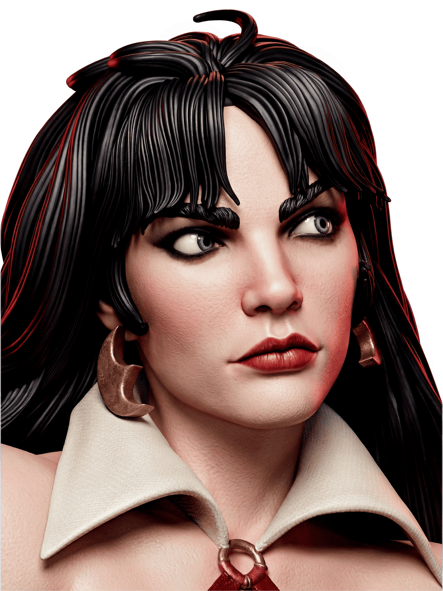Vampirella - Portrait Bust - 4 or 8 scale - Model Kit - Fan Art