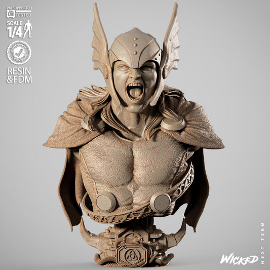 Thor 2025 (Portrait Bust) - 1:4 and 1:8 scale 3d Printed kit
