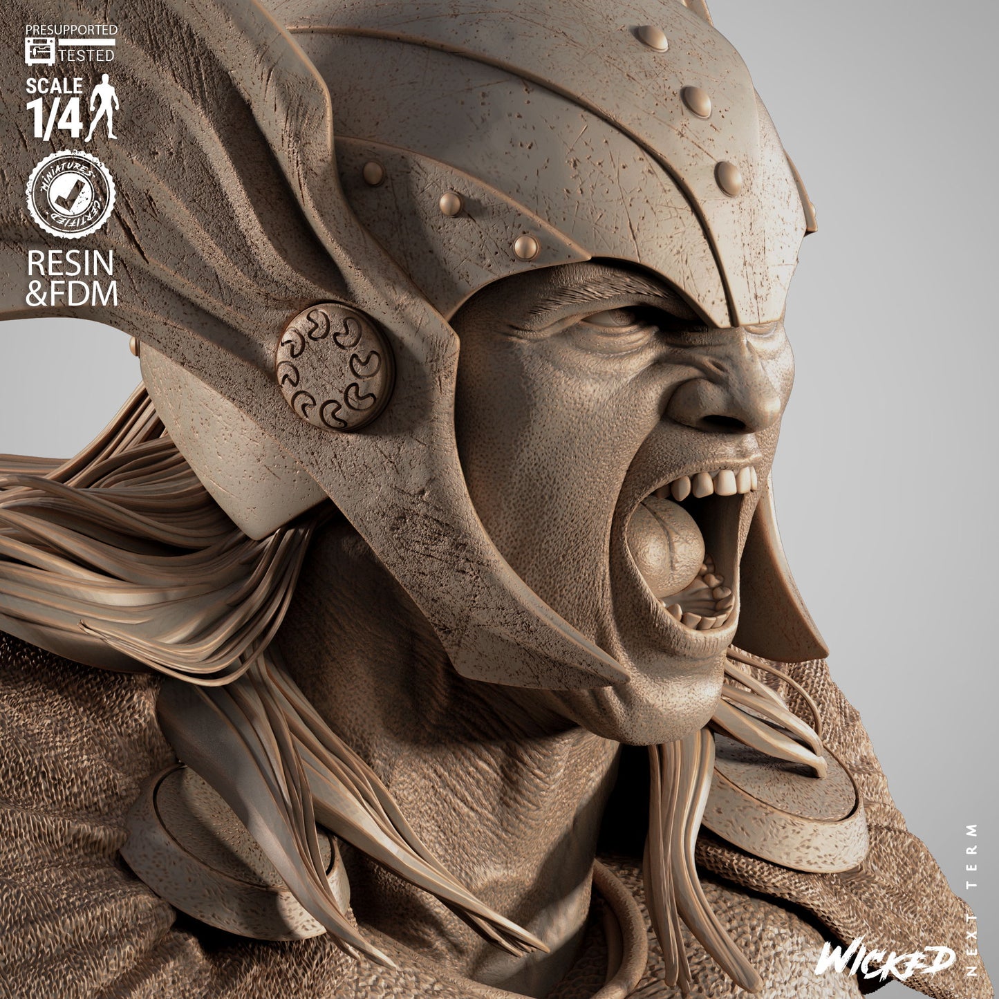 Thor 2025 (Portrait Bust) - 1:4 and 1:8 scale 3d Printed kit