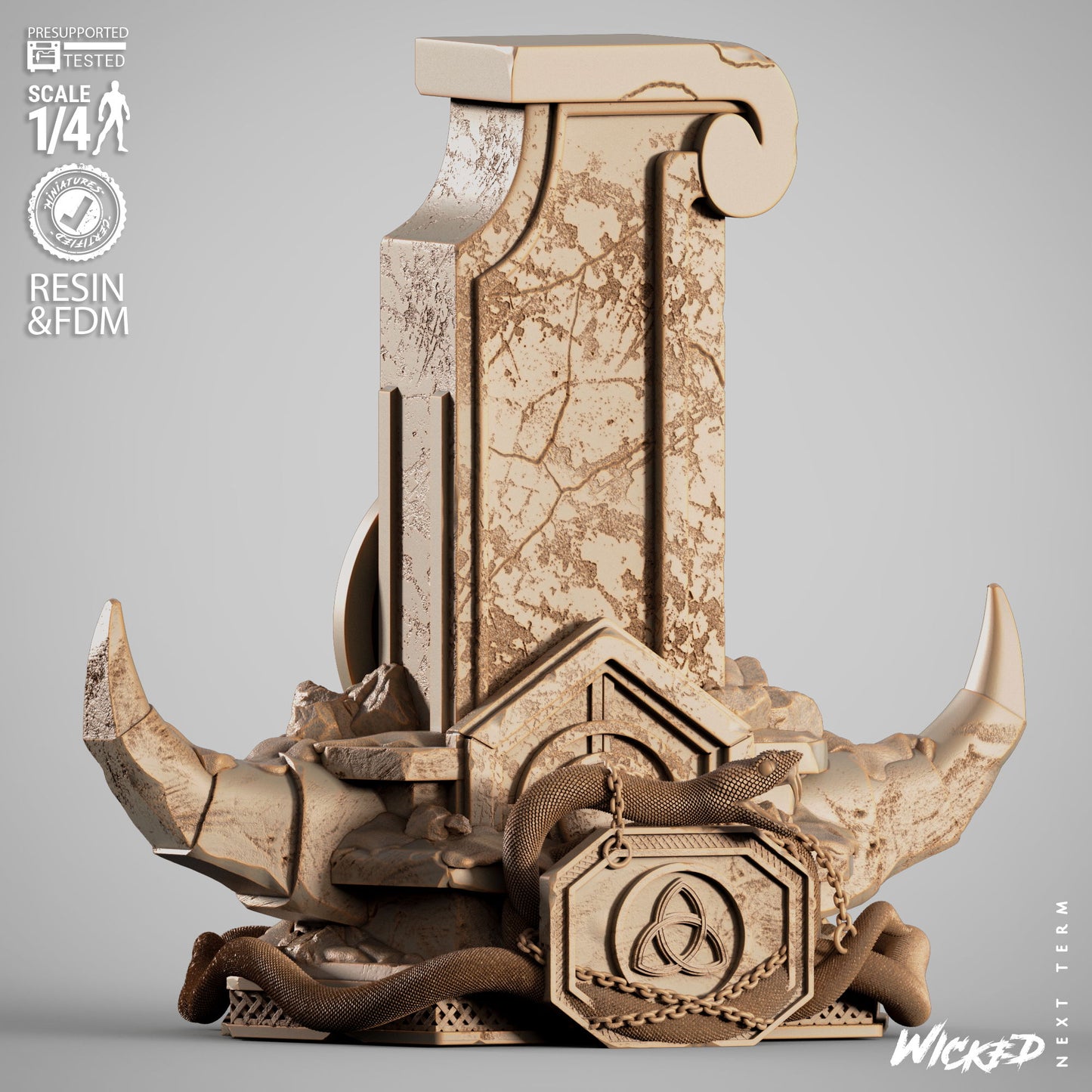Thor 2025 (Portrait Bust) - 1:4 and 1:8 scale 3d Printed kit