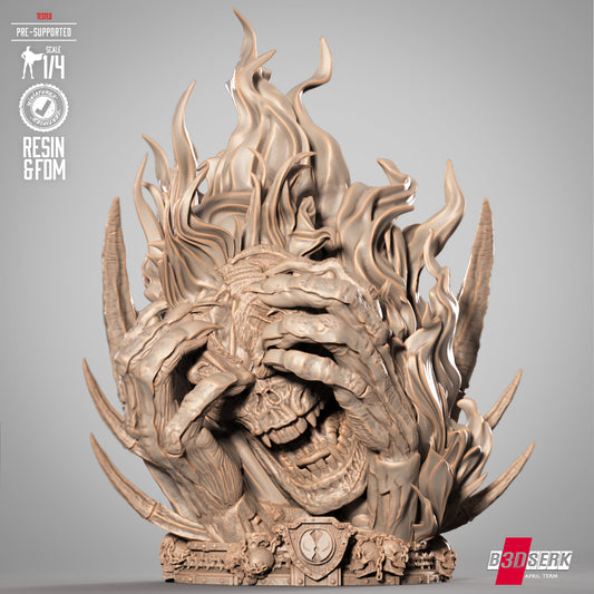 Curse of Spawn Head (Bust) 3d Print - Unpainted model kit