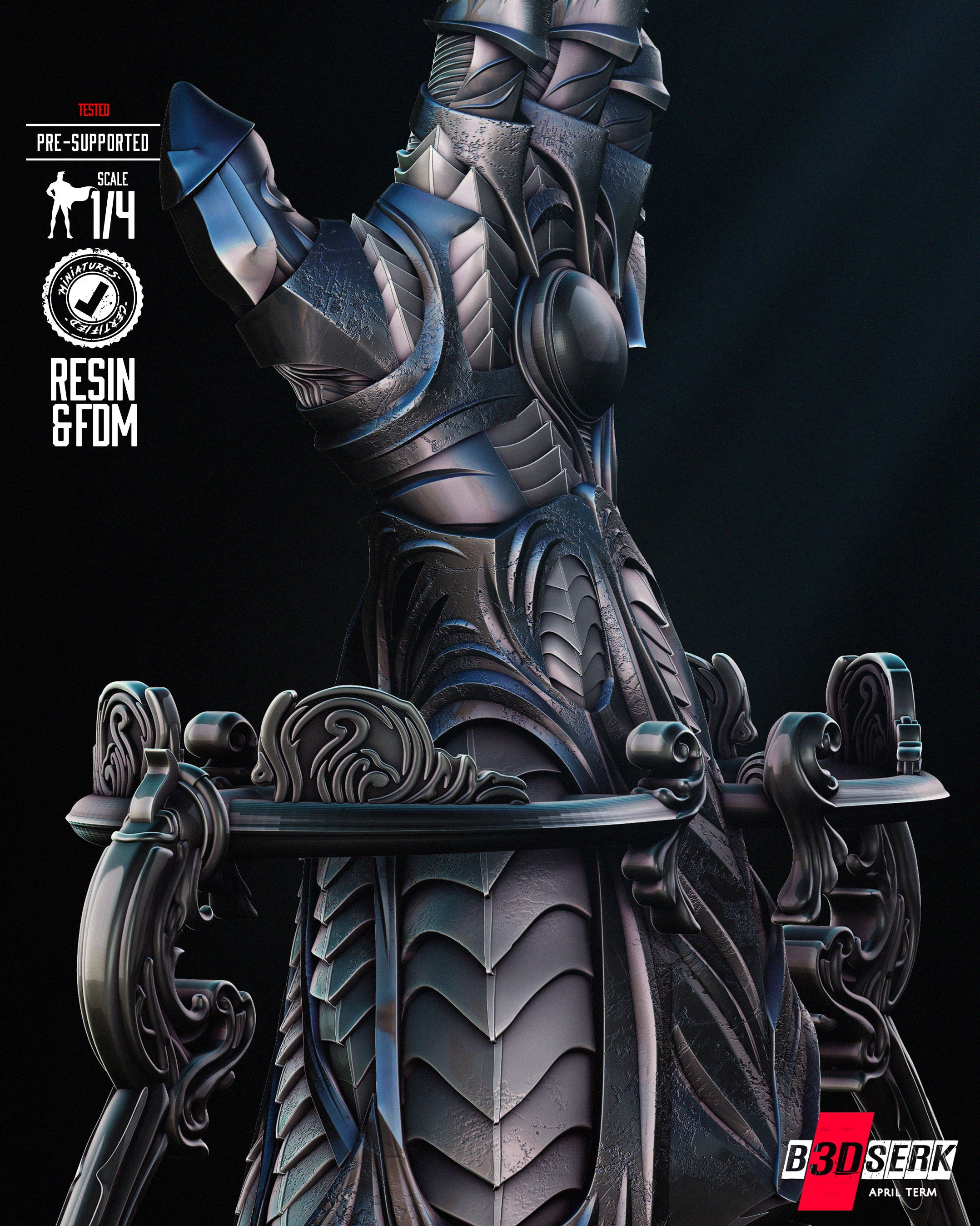 Witchblade Gauntlet (DC) Bust - Fan Art - 150mm or 300mm - 3D Print kit