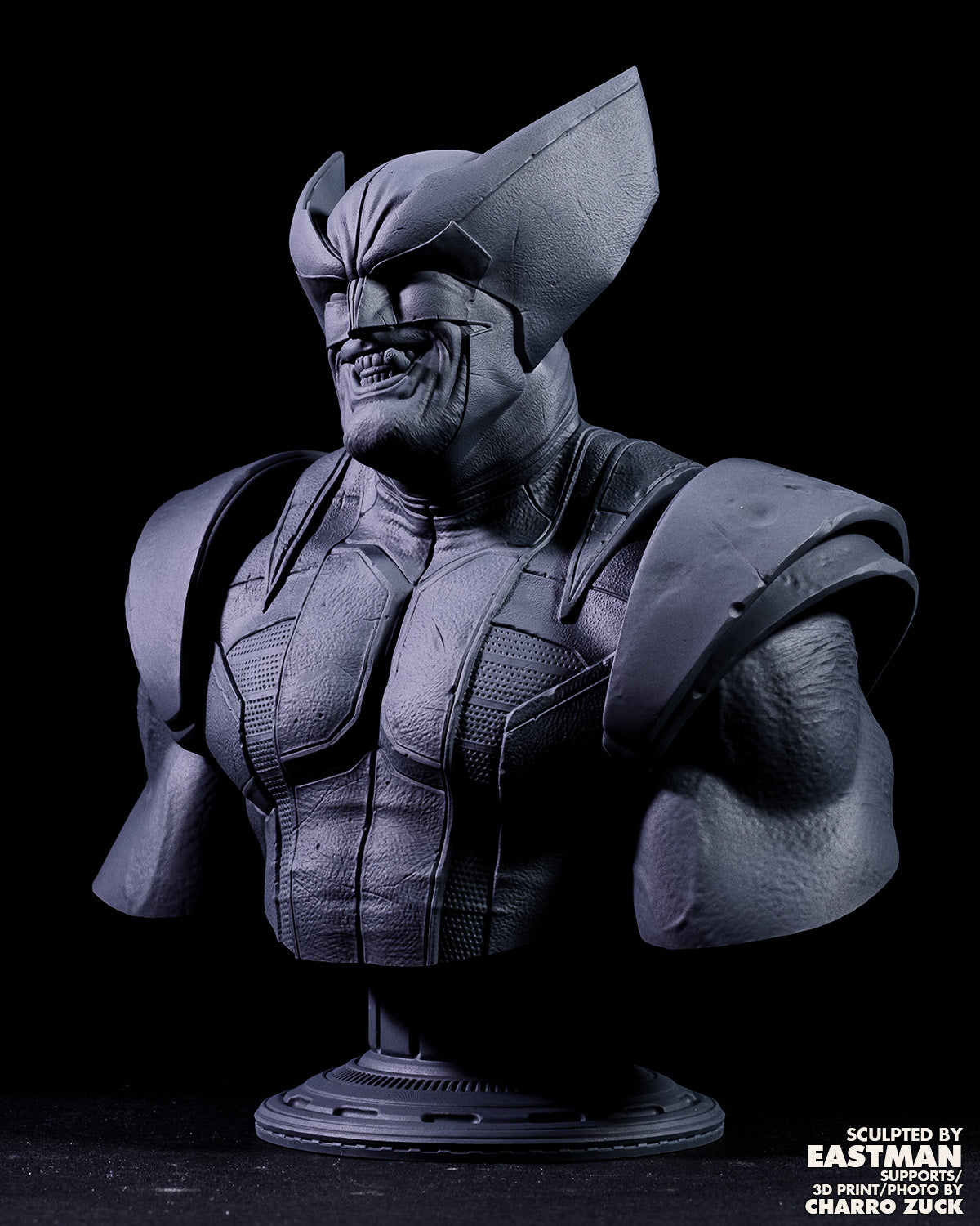 Wolverine (X-Men) Bust - 218mm to 109mm 3D Print (Fan Art)