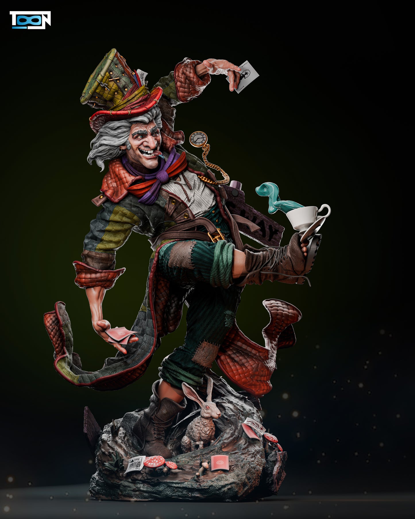 Mad Hatter - 3D Printed Statue - 6 Scale / 8 Scale Model Kit