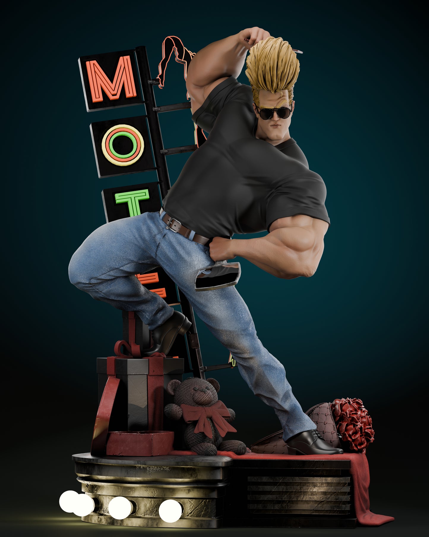 Johnny Bravo - Fan Art 1:6 - 3D Print Kit