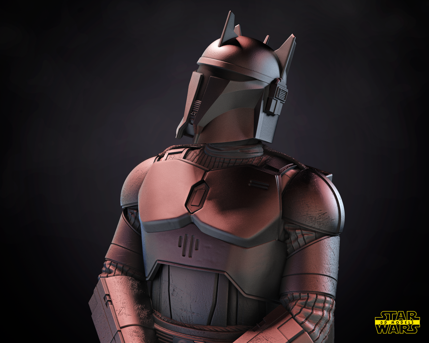 Moff Gideon Bust (Fan Art) Star Wars - 4 or 8 Scale (300mm or 150mm) - 3D Printed