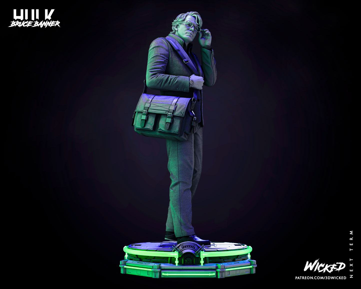 Bruce Banner (Marvel) 3d Print