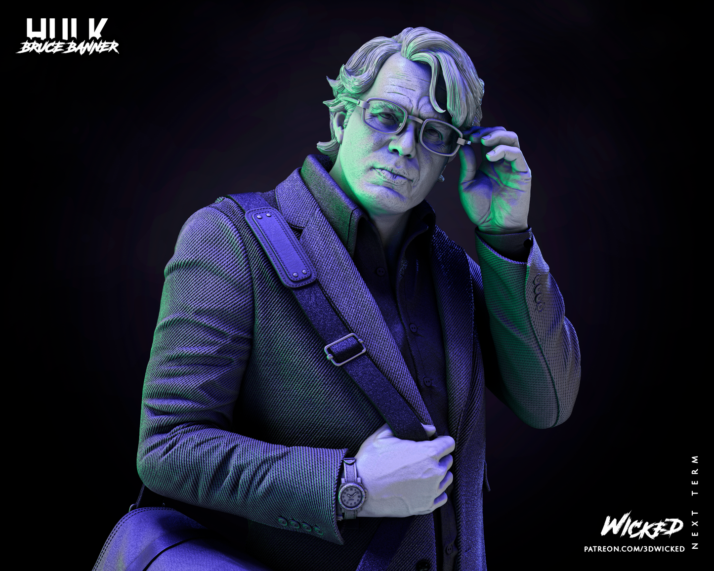 Bruce Banner (Marvel) 3d Print