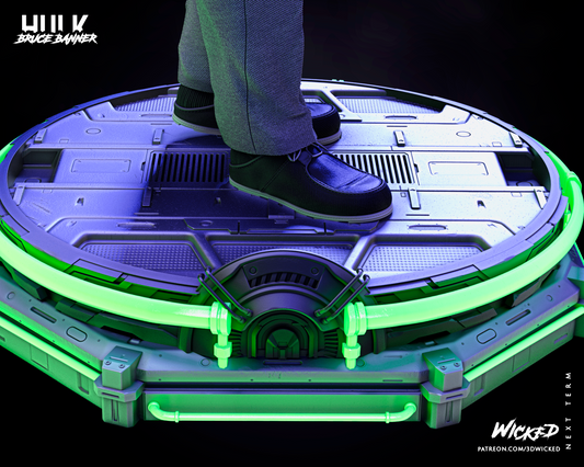 Bruce Banner 'Hulk' Statue (1/6  scale) Edward Norton 3D Printed Fan Art