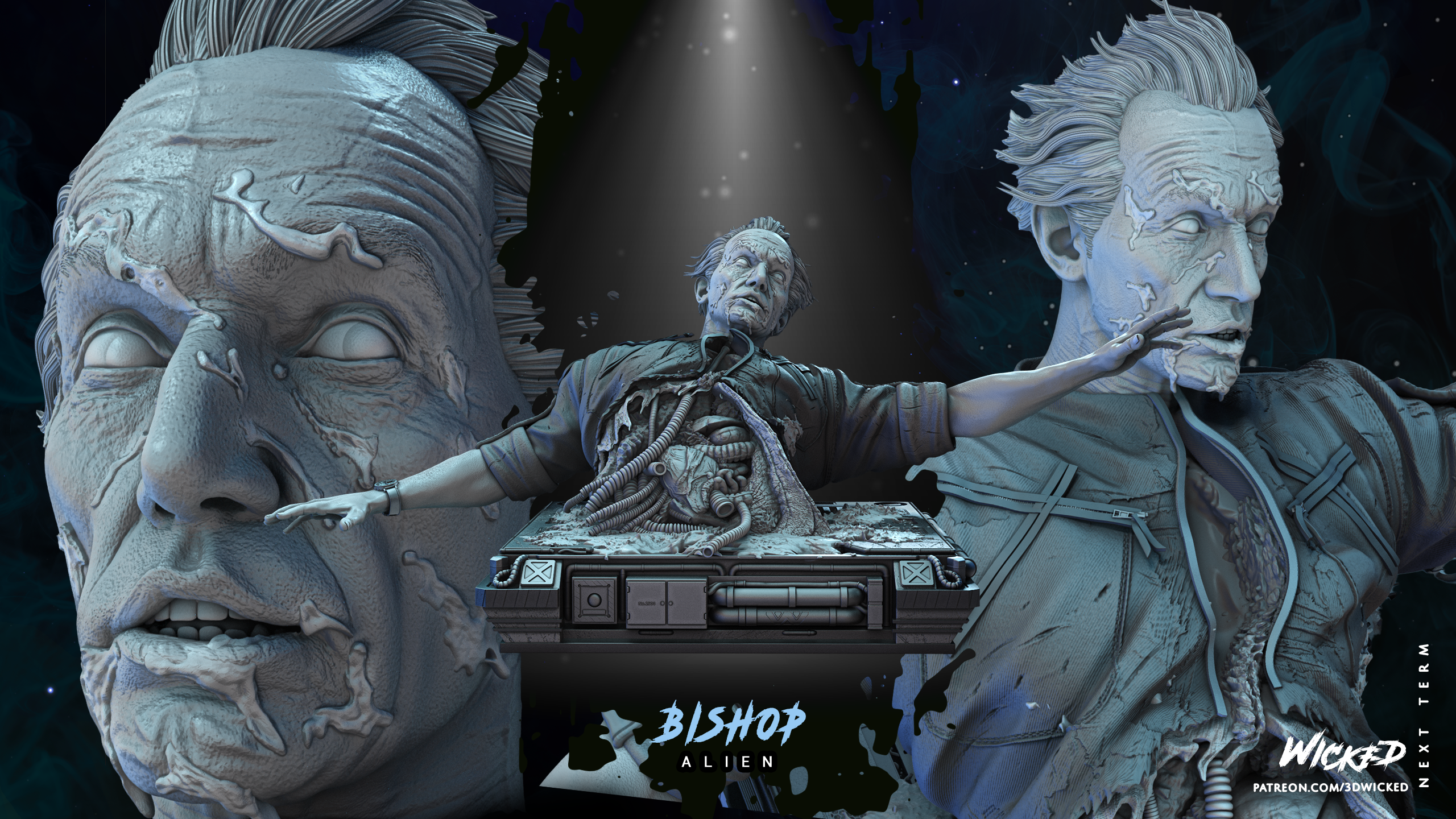 Bishop (Alien) Sculpture
