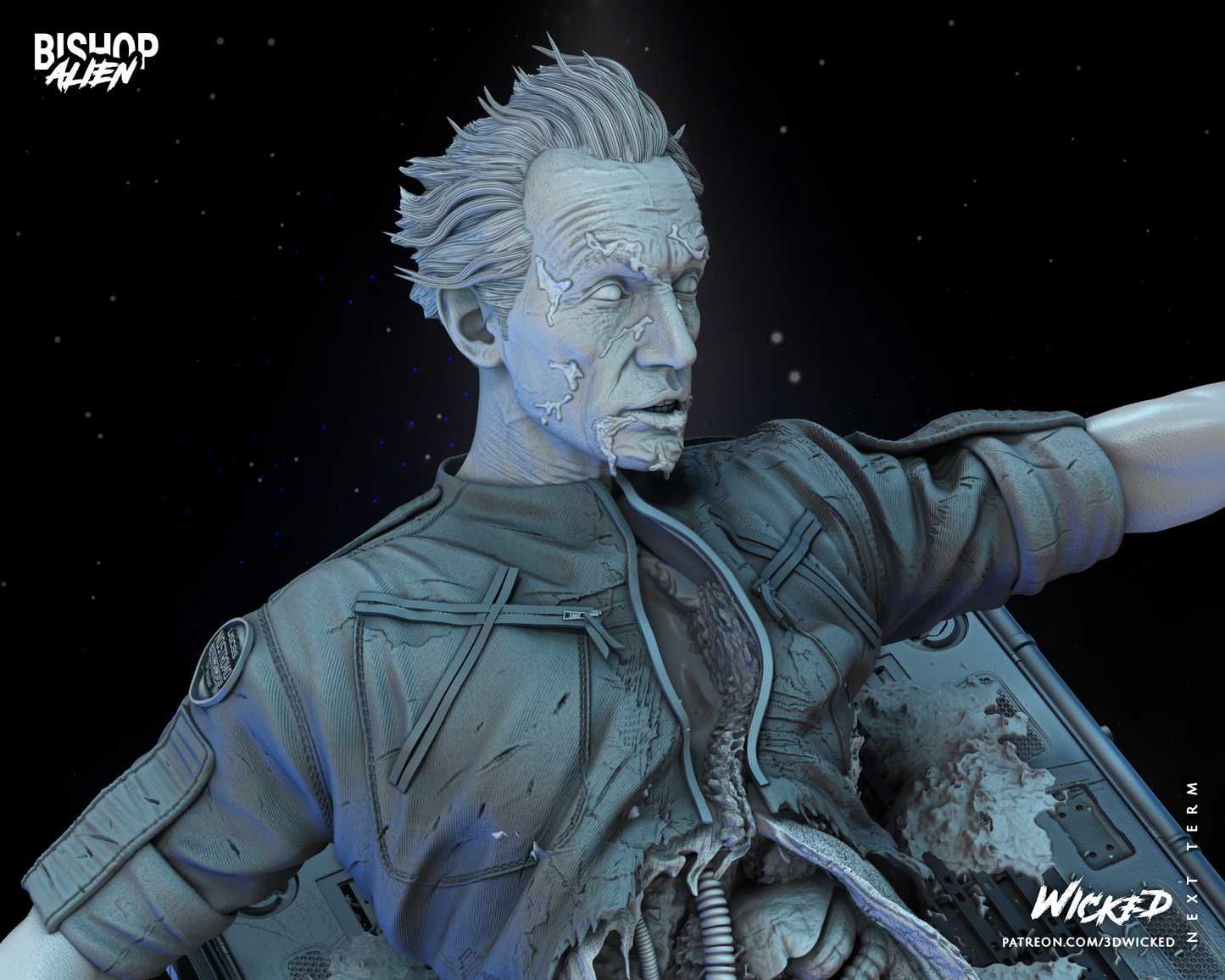 Bishop (Alien) Sculpture