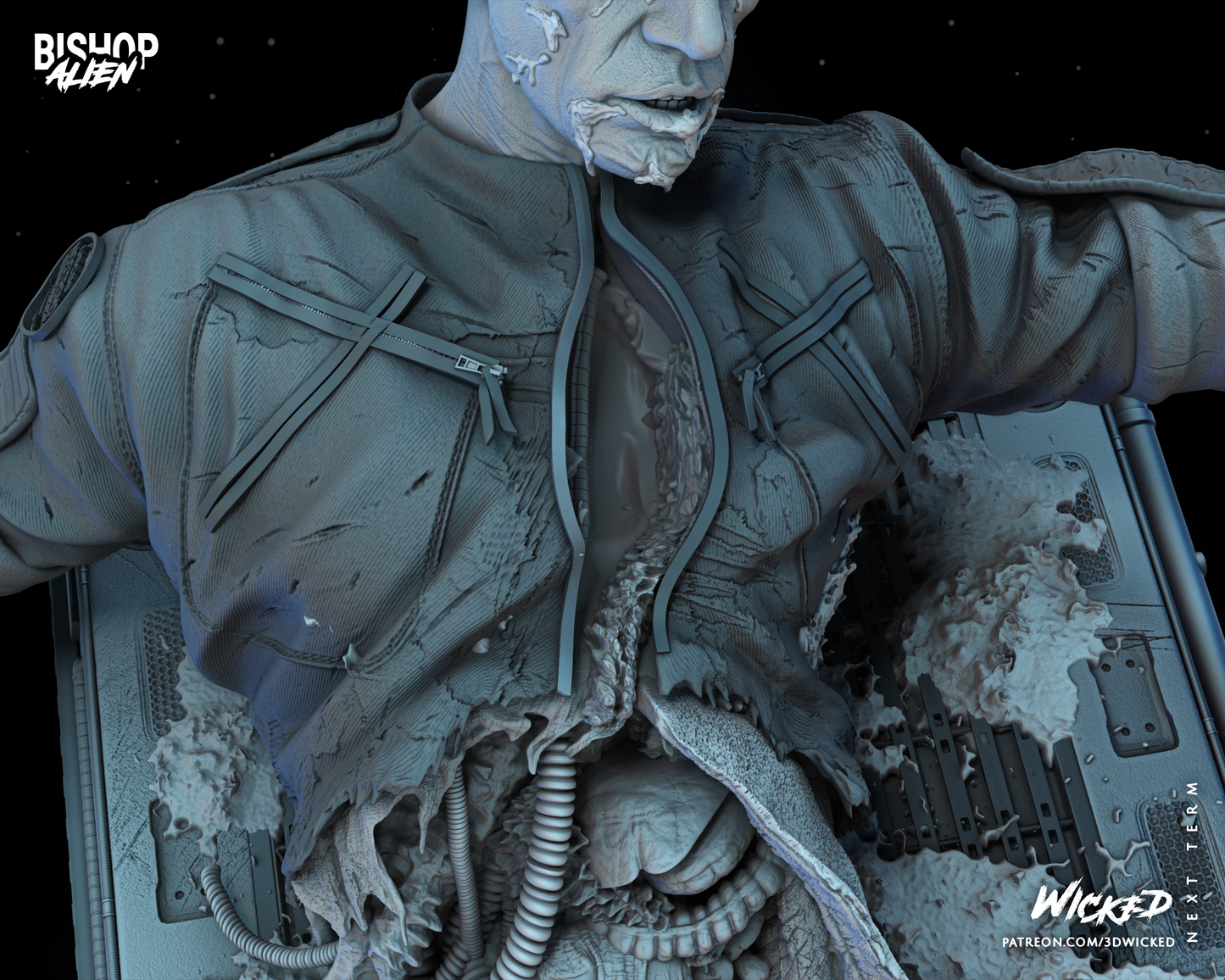 Bishop (Alien) Sculpture
