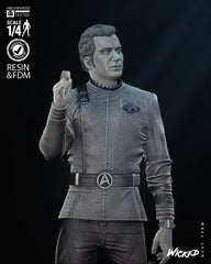 Kirk (Star Trek Wrath of Khan) Bust - 3D Print - Fan Art