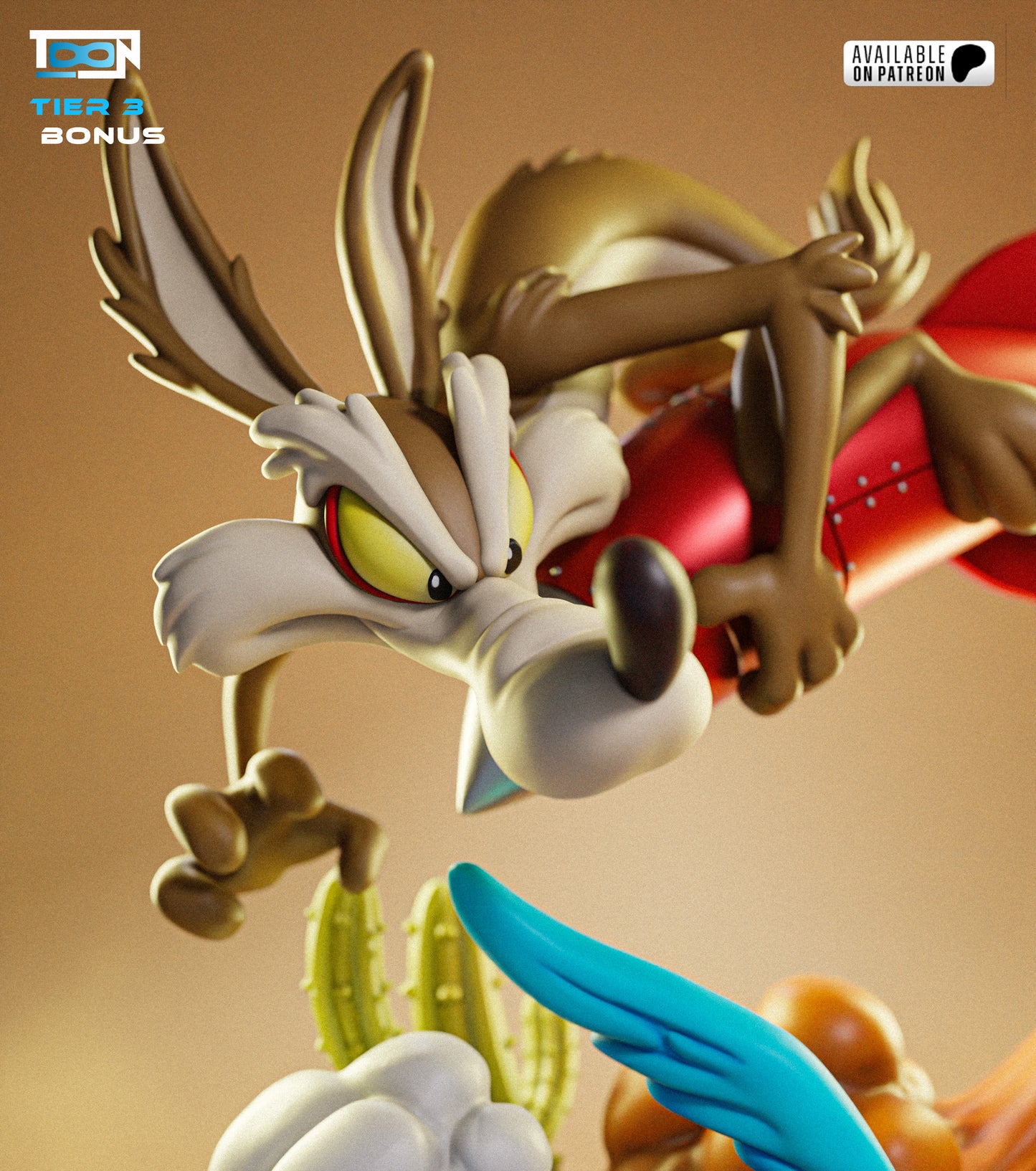 Coyote & Road Runner - 3D Printed Model