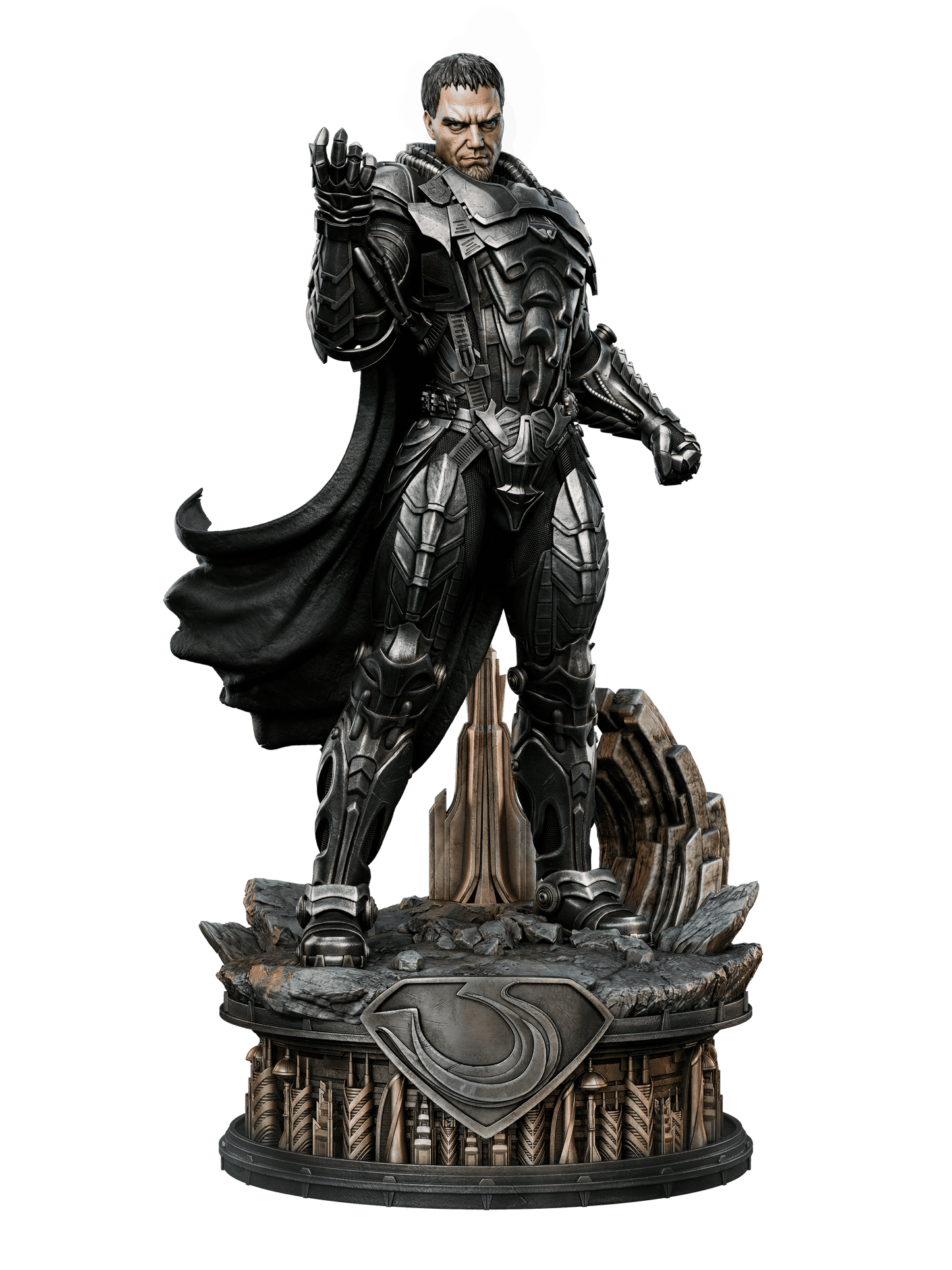 General Zod - Sculpt - 6 or 12 scale - 3D Model Kit - Fan Art