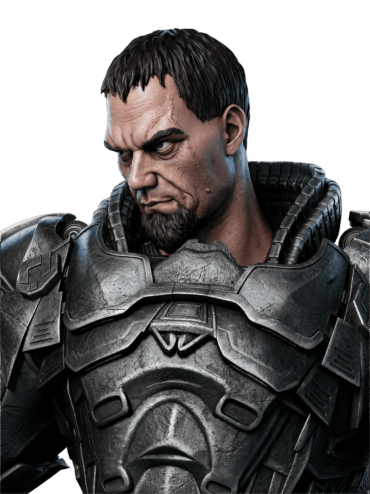 General Zod - Sculpt - 6 or 12 scale - 3D Model Kit - Fan Art