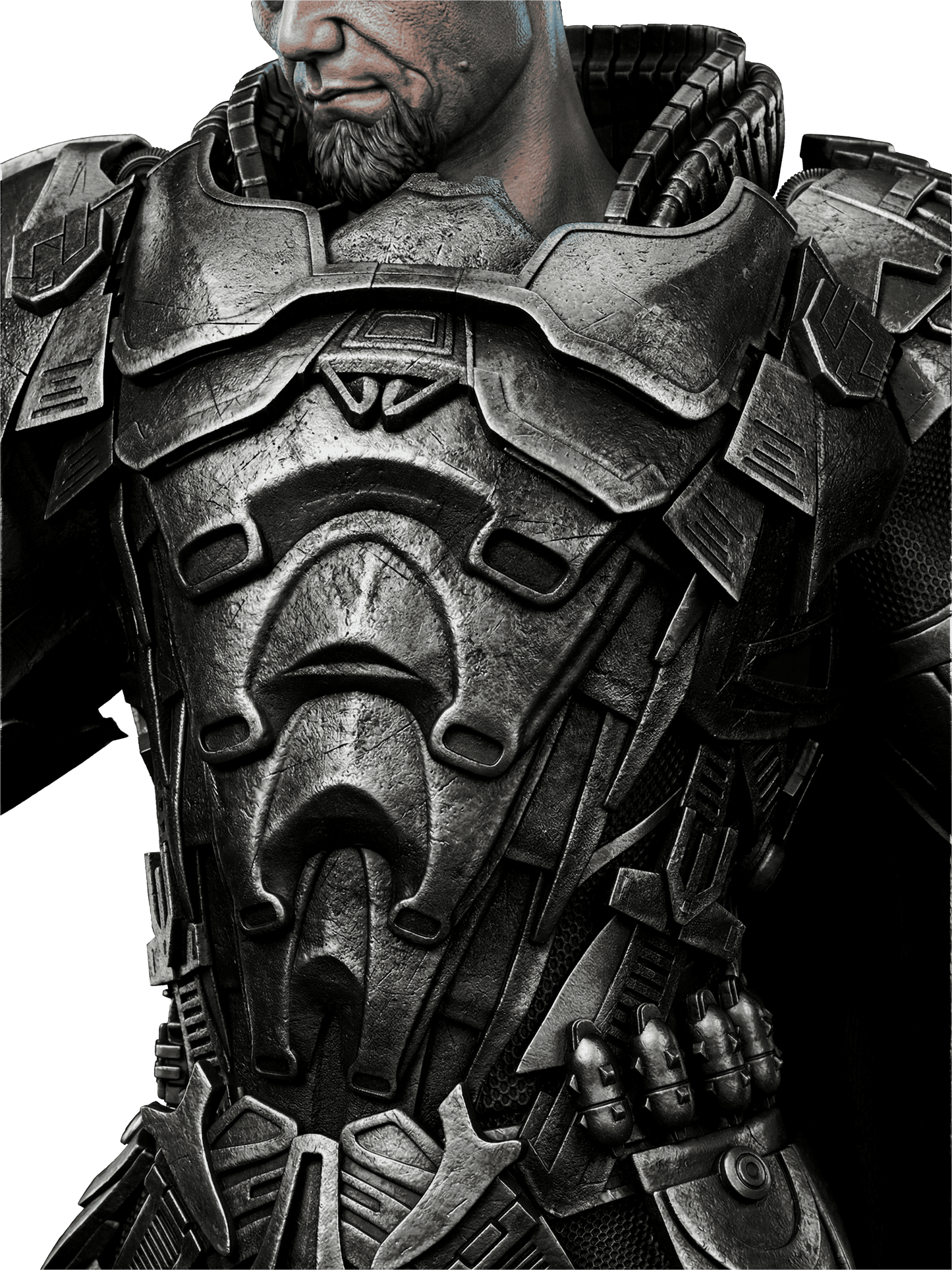 General Zod - Sculpt - 6 or 12 scale - 3D Model Kit - Fan Art