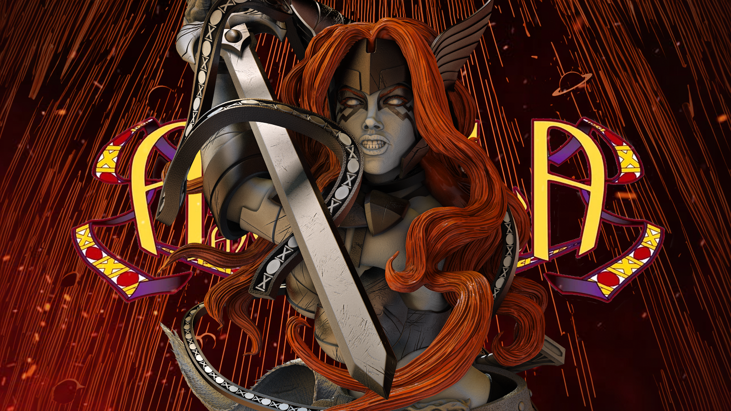 Angela (Marvel) Bust
