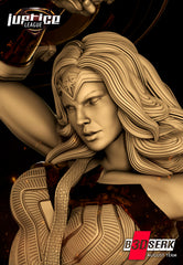 Wonder Woman Sculpture - 6 or 12 scale (360mm or 180mm) Fan Art - 3D Printed