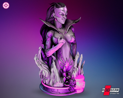 Star Sapphire- Bust - 3D Printed - Unpainted model kit - Justice League