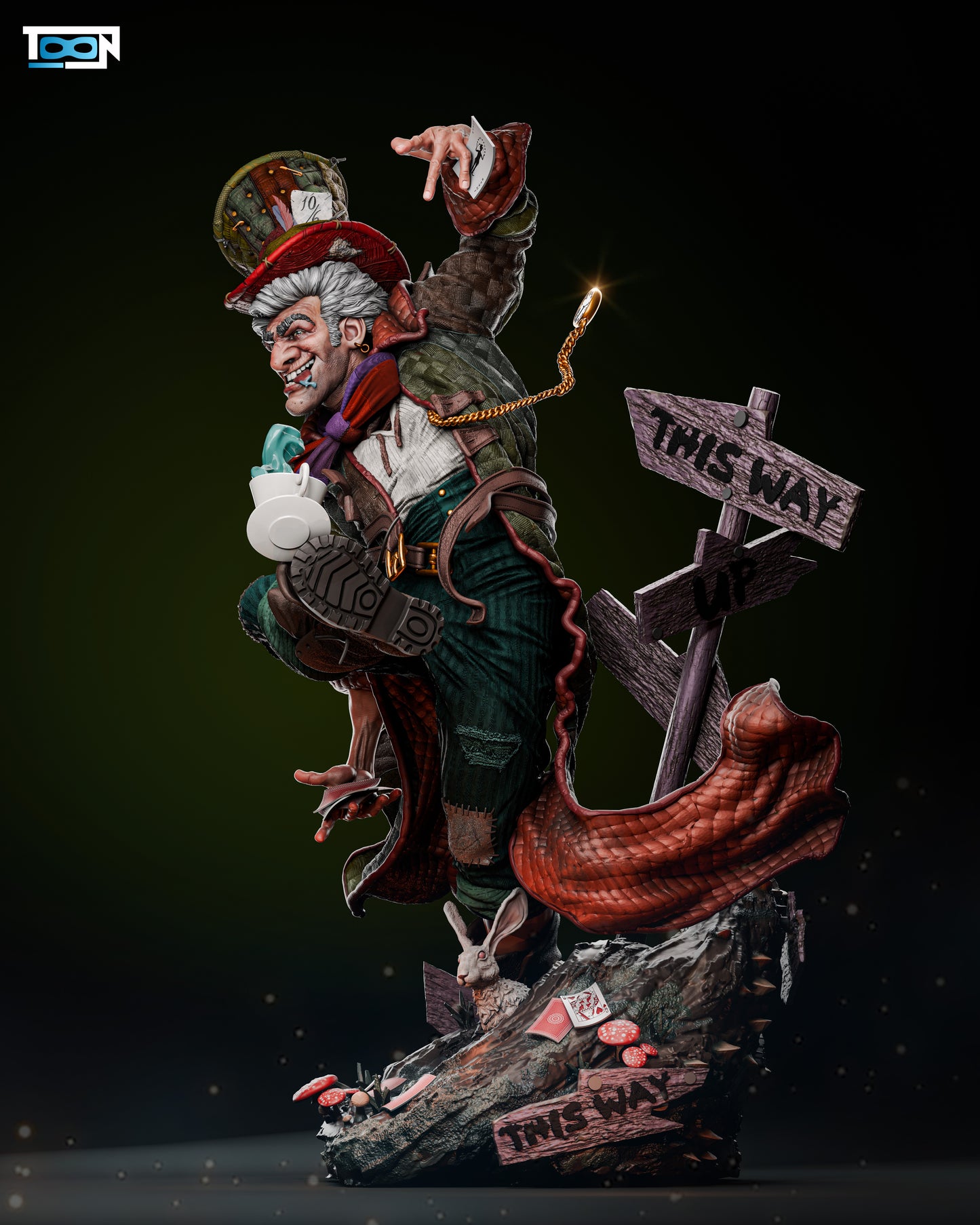 Mad Hatter - 3D Printed Statue - 6 Scale / 8 Scale Model Kit