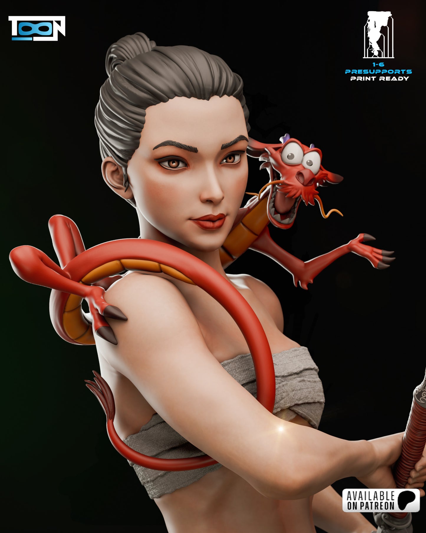 Mulan - Fan Art - 3D Print Kit