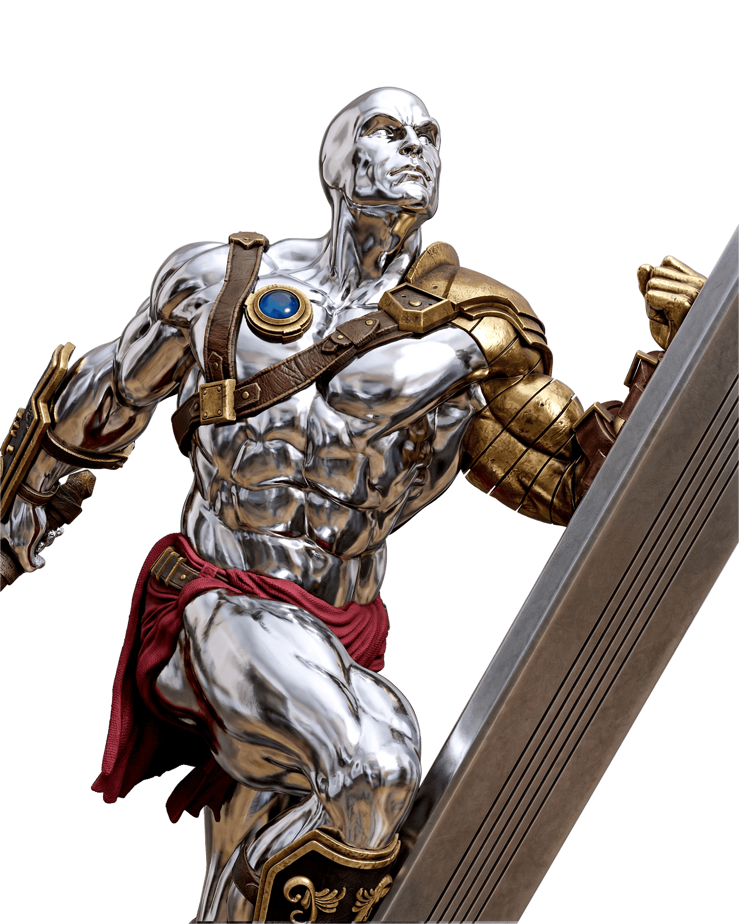 Silver Surfer (Fan Art) Sculpt - 1:6 and 1:12 scale 3d Printed Model Kit